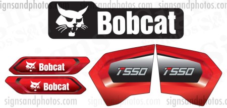 Bobcat T550 Decal Kit Compact Track Loader