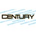 Century Boat Logo  2 colors 23"x3"