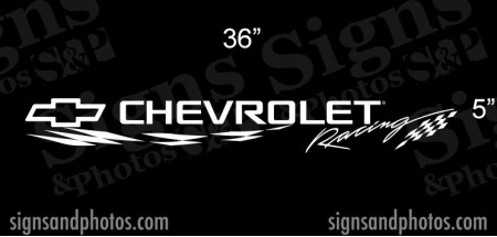 Chevrolet Windshield Decal 5" x 36"