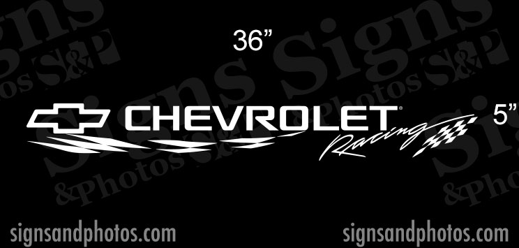 Chevrolet Windshield Decal 5" x 36"