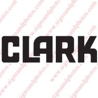 Clark forklift Decal 16"x3"