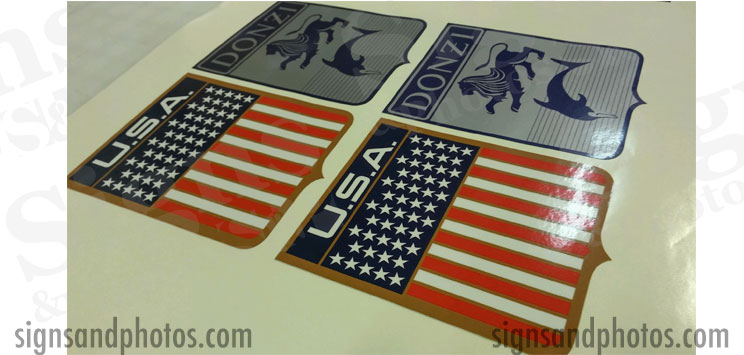 DONZI Flags Decals