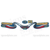Evinrude 175HP Decal Kit