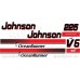 Johnson 225HP Red Decal Kit