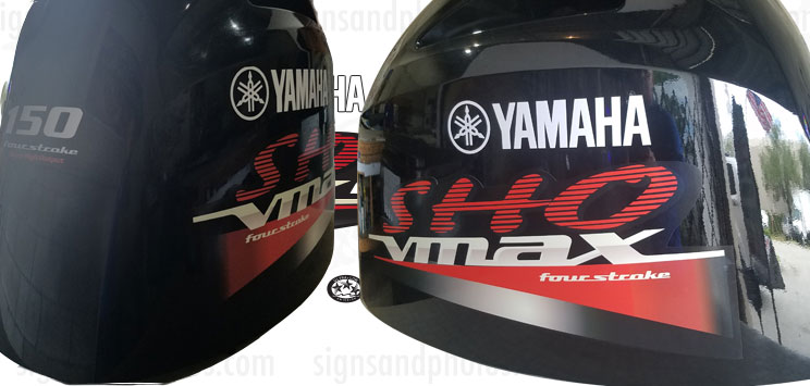 Yamaha VMax150HP four stroke Decal Kit 