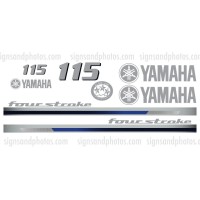 Yamaha 115HP for stroke Decal Kit 