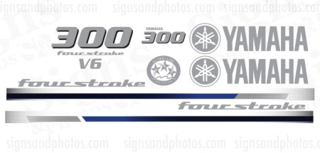 Yamaha 300HP four stroke Decal Kit 