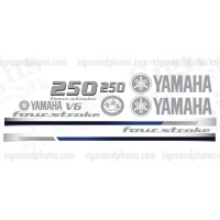 Yamaha 250HP fourstroke Decal Kit 