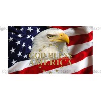 God Bless America Full Color Decal