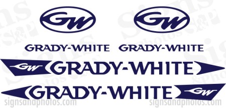 Grady White Decal Kit
