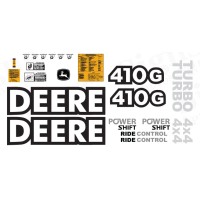 John Deere 410G Backhoes Decals Kit
