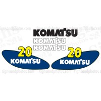 Komatsu 20 forklift Decal KIT