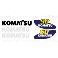 Komatsu 50 forklift Decal KIT