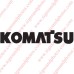 Komatsu forklift Decal 16"x3"