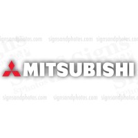 Mitsubishi Vinyl Decal Emblem Logo 