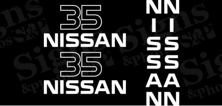 Nissan  35  Decal Kit (2005)