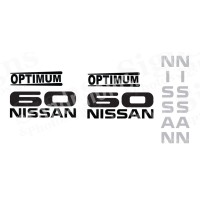 Nissan Optimum 60  Decal Kit 