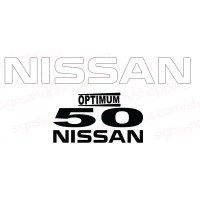 Nissan Optimum 50  Decal Kit 
