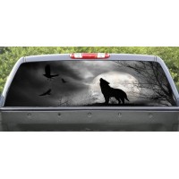 Rear Window Graphic Wolf