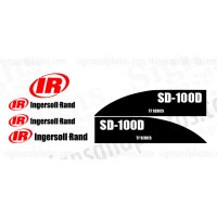 Ingersoll Rand SD100D Decal Set