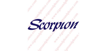 Scorpion Decal