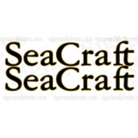 Sea Craft Boat  Decals 2 Colors