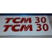 TCM 30 Decal KIT