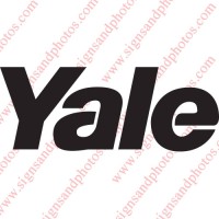 Yale forklift Decal 10"x3.5"