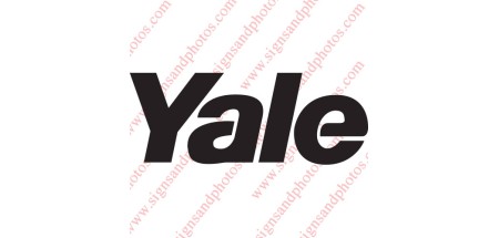 Yale forklift Decal 10"x3.5"