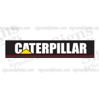 Caterpillar forklift Decal 18"x3.5"