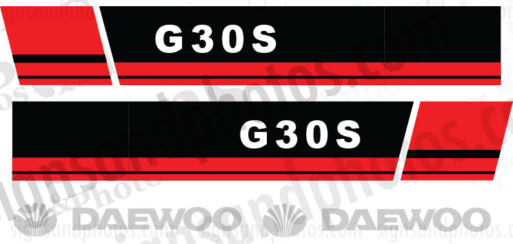 DAEWOO G30 S Decals Kit